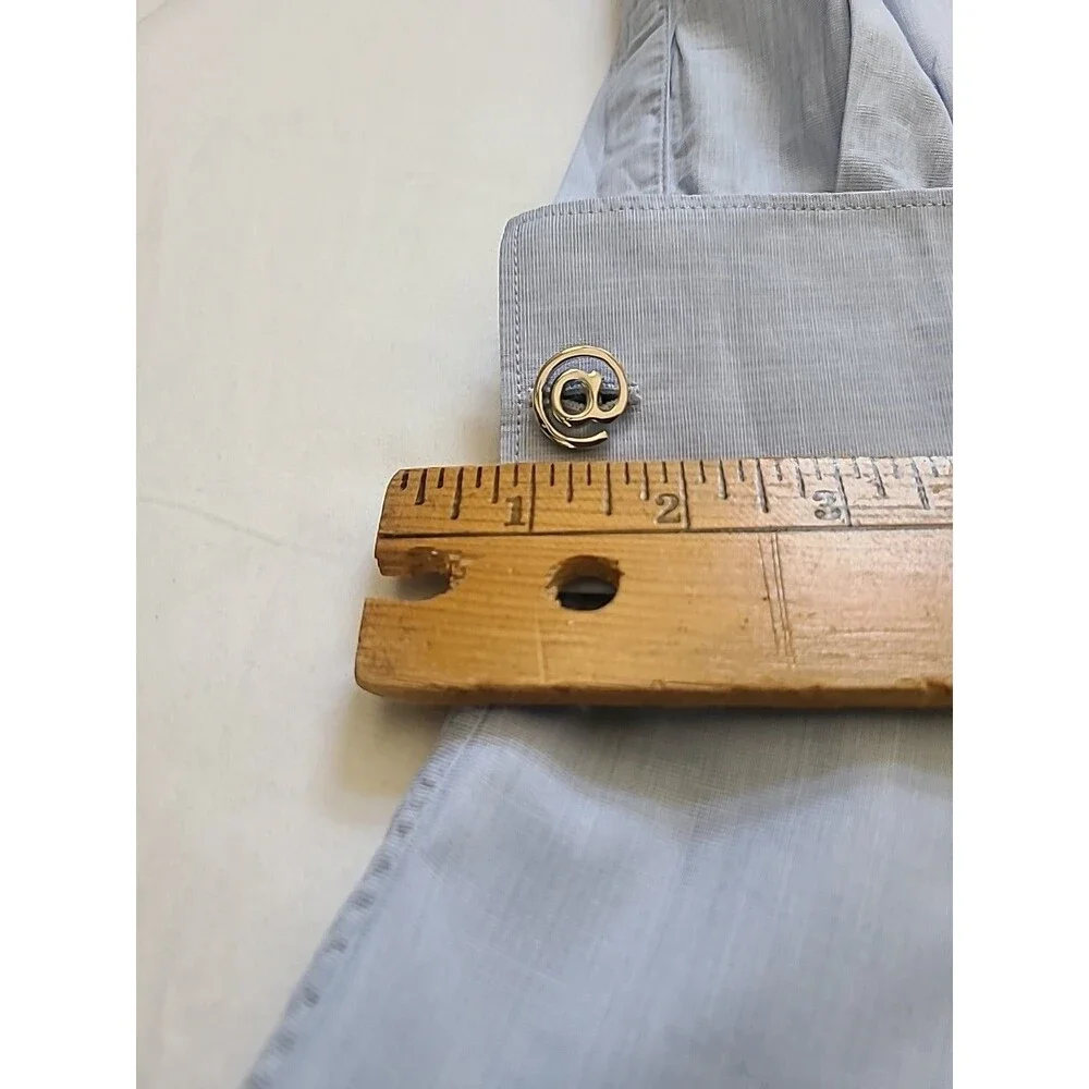 At Symbol Sign ( @ ) Cufflinks Men Birthday Father's Day Gift Cufflinks In Box